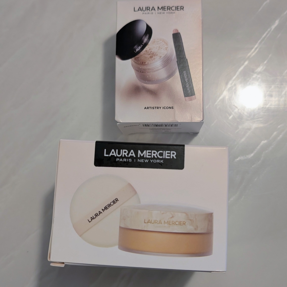 Laura Mercier Setting Powder And Mini Caviar Stick (new, unopened, in box)